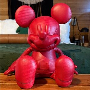 Disney x Coach Red Mickey Mouse Leather Doll